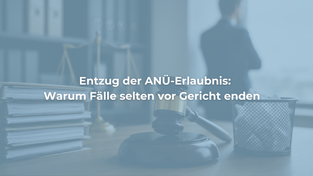 Richterhammer mit Text zum Entzug der ANÜ-Erlaubnis